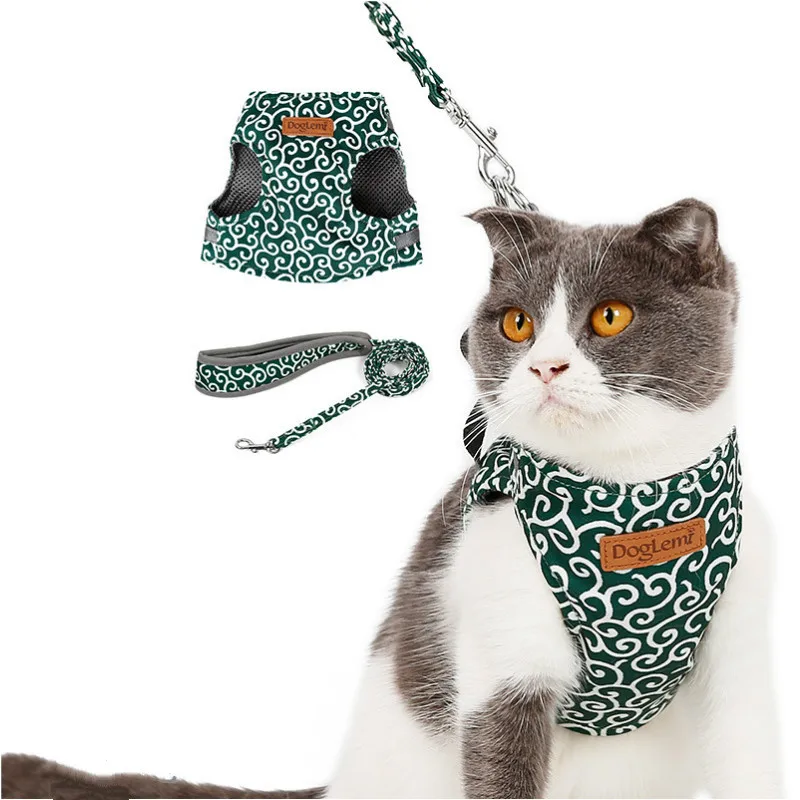 Товары для домашних животных набор поводков кошек жилет повязка из полиэстера