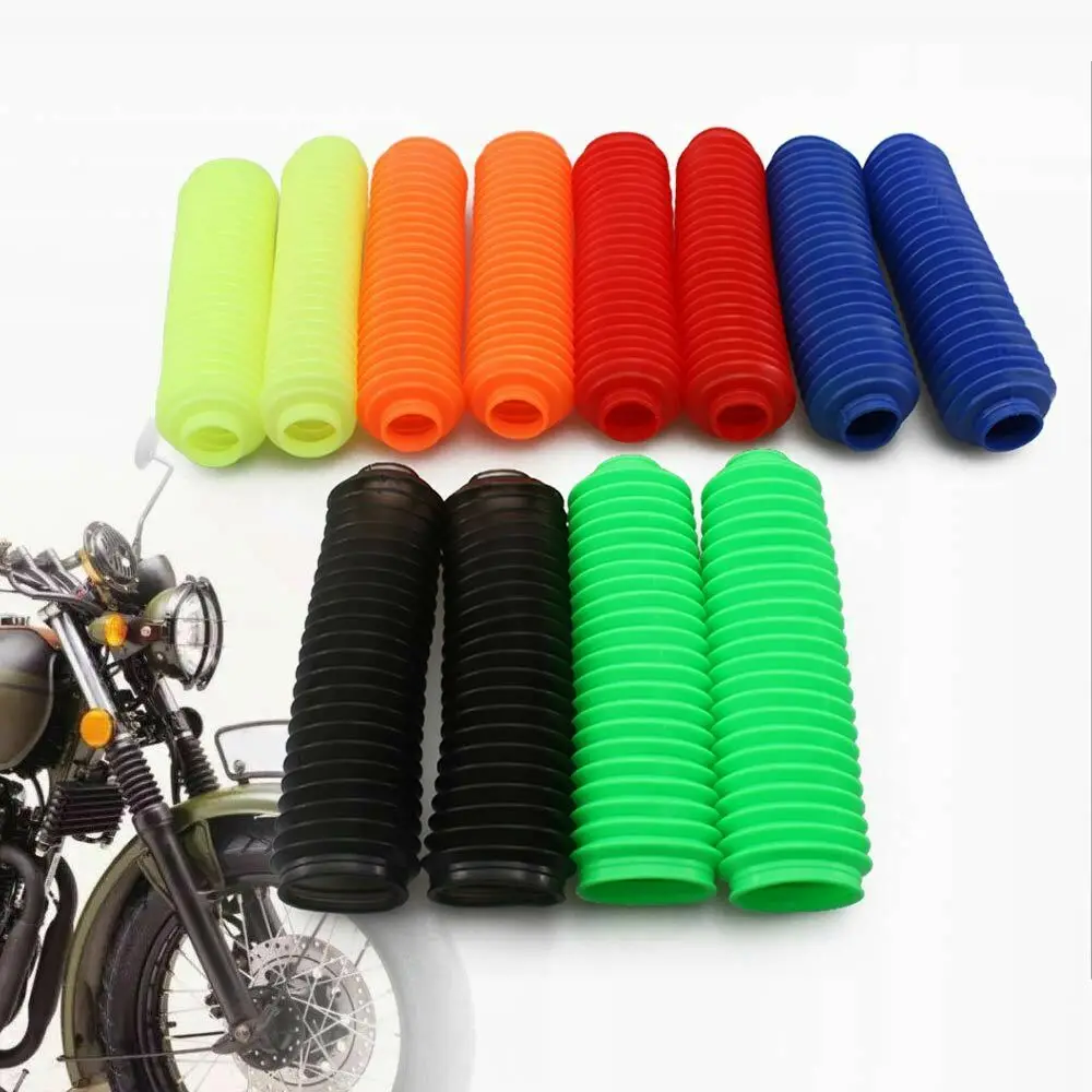 

6 Colors Universal Front Fork Cover Protector Gaiters Gators Boots Shock Rubber
