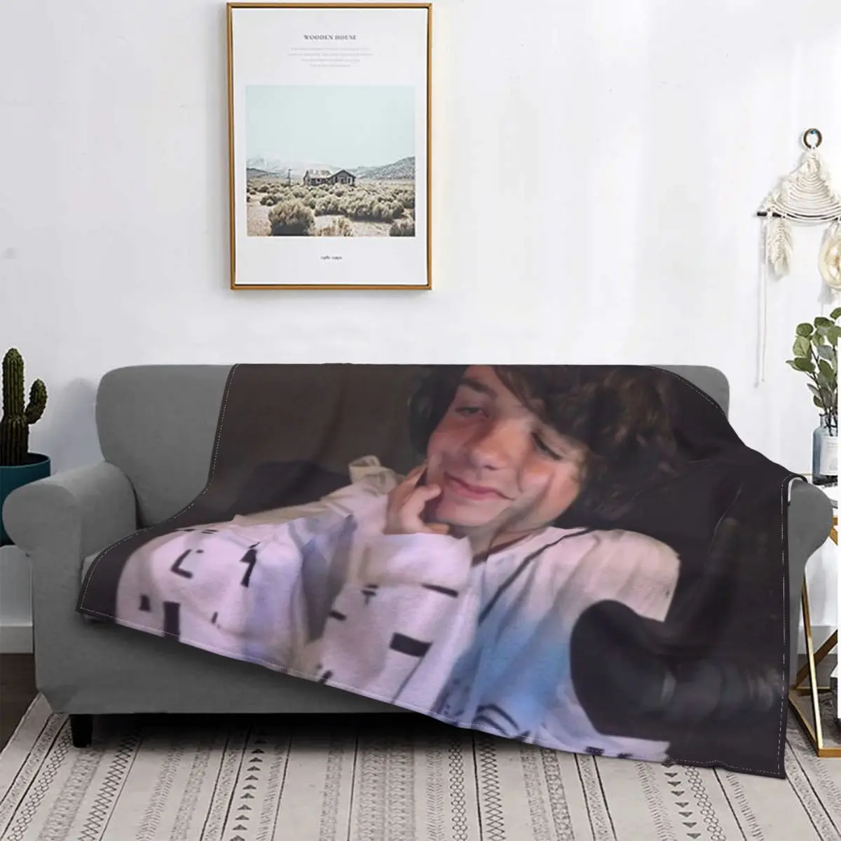 

Karl Jacobs Blanket Bedspread Bed Plaid Sofa Bed Sofa Cover Double Blanket Winter Bed Covers