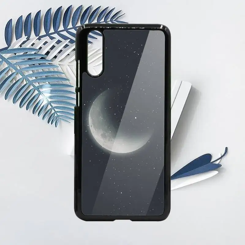 

Starry sky moon space astronaut Phone Case PC For Samsung galaxy S note 8 9 20 10 e lite2019 plus pro ultra