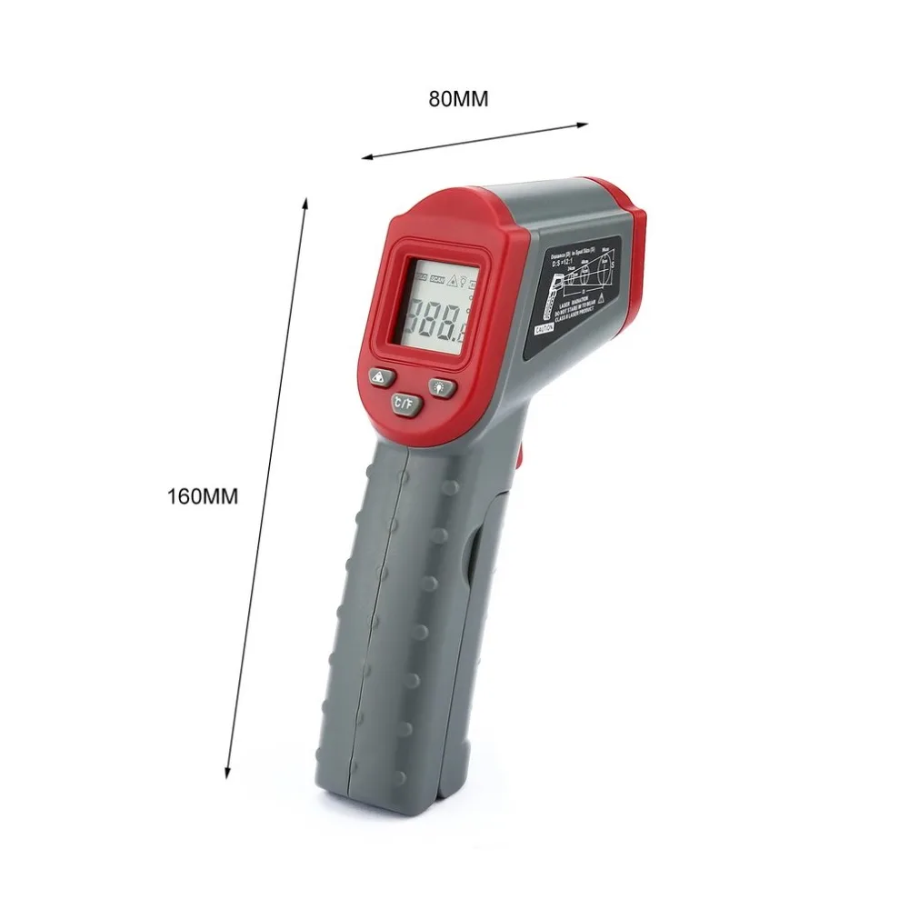 DT8500 Бесконтактный цифровой лазерный инфракрасный термометр автоматическое