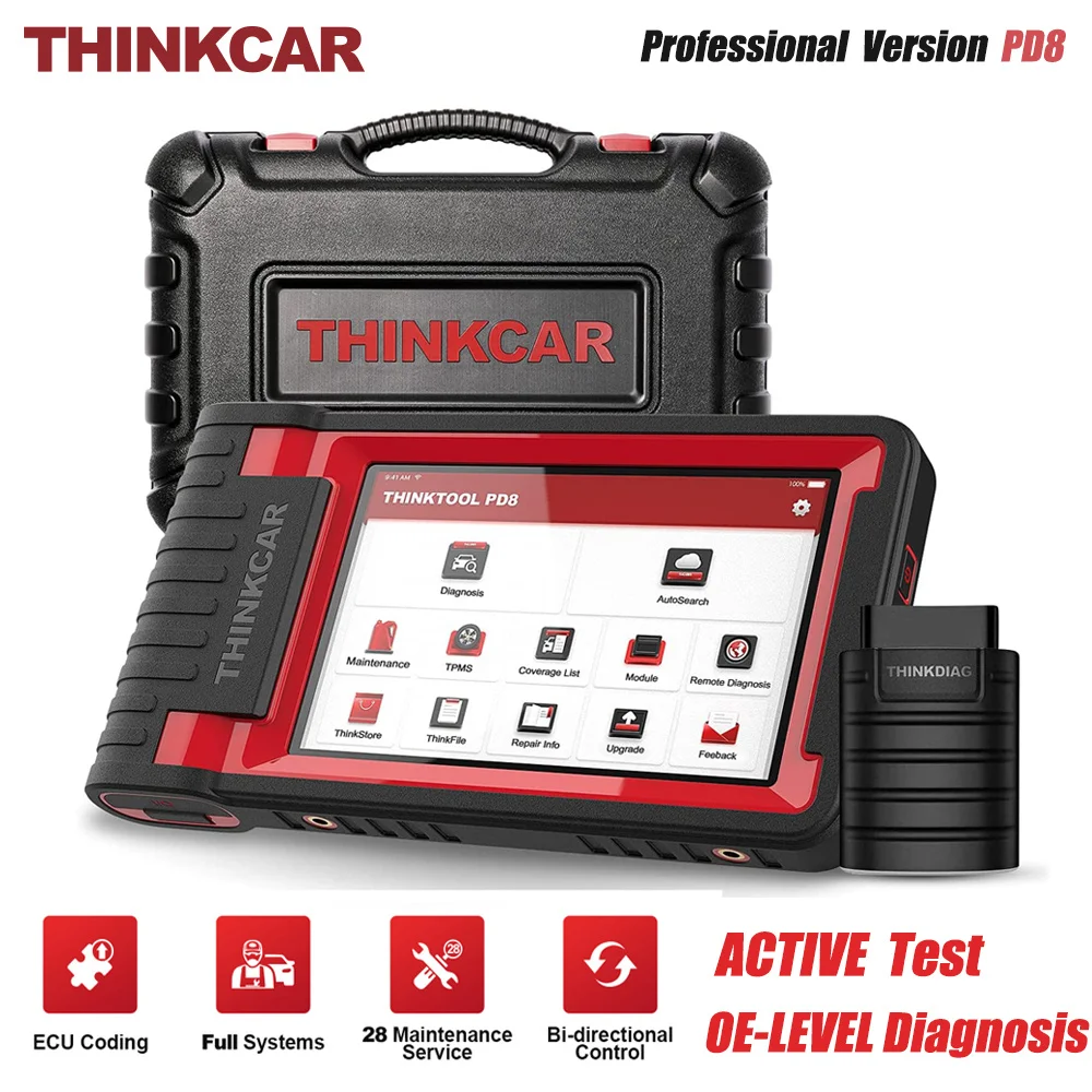 Сканер Thinktool PD8 OBD2 профессиональный с 28 сбросами полный сервис инструмент для