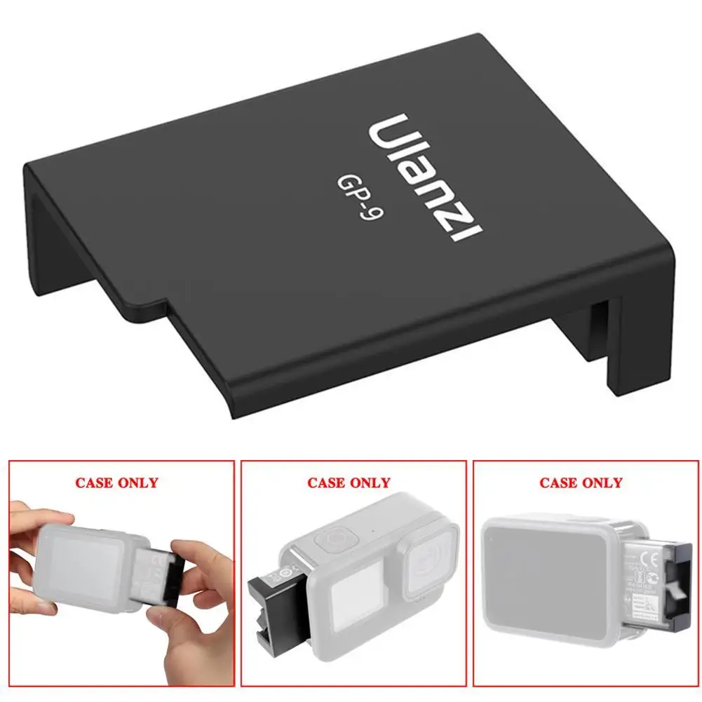 1 шт. Батарея чехол для экшн-камеры GoPro 9 Защитный Base Hero адаптер черный Камера Gopro