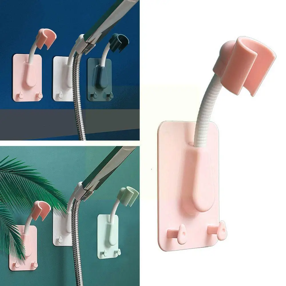 

Universal Shower Head Holder 360° Adjustable Self-Adhesive Showerhead Hooks Bracket With Punch-Free 2 Accessories Stand Bat T4F0