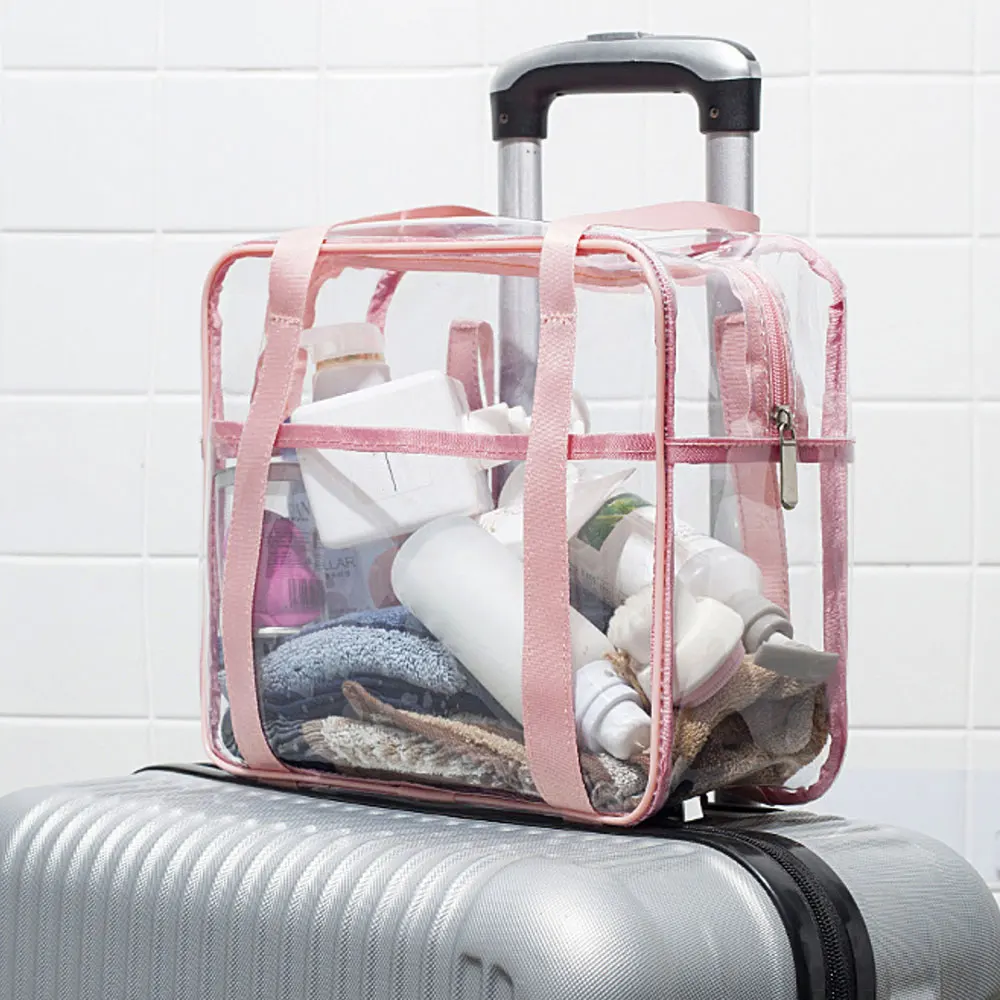 Прозрачные сумки из ПВХ косметичка органайзер для путешествий чехол макияжа