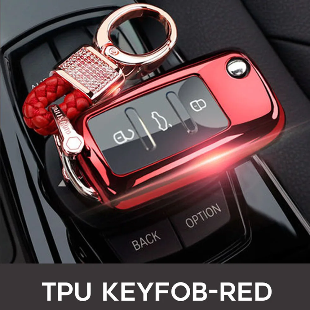 Высококачественный чехол брелок для автомобильного ключа Volkswagen VW Passat Golf 6 Jetta Bora