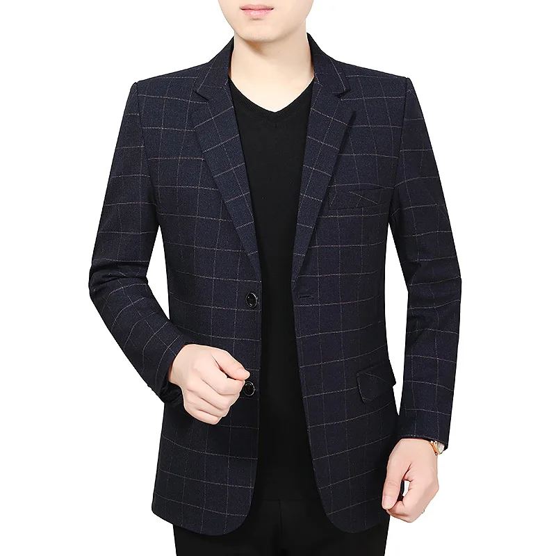 

New Striped Blazer Mens fashion Blazer Masculino Business Casual Mens Stylish Blazer Spring Autumn Striped Blazers top coat