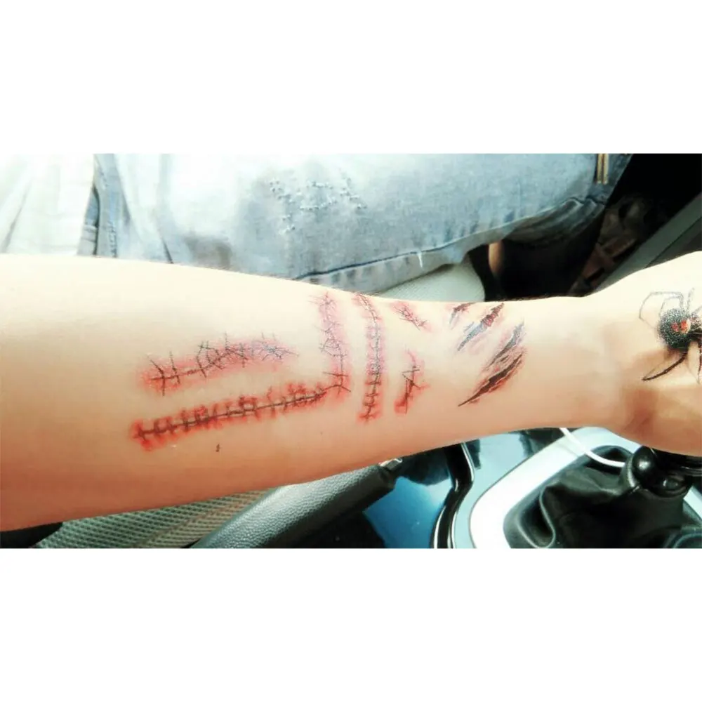 

20Pcs Special Effects Party Makeup Cosplay Costume Body Paint Makeup Fake Wound Blood Scar Wax