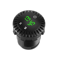 1224v car motorcycle charger accessories interior decoration led digital timer alarm clock electronic time timer wholesale tool