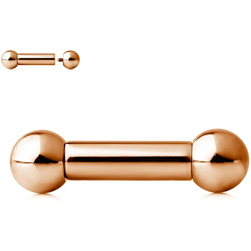 Прямая штанга для пирсинга пирсинг ПА с внутренней резьбой соска роза тела