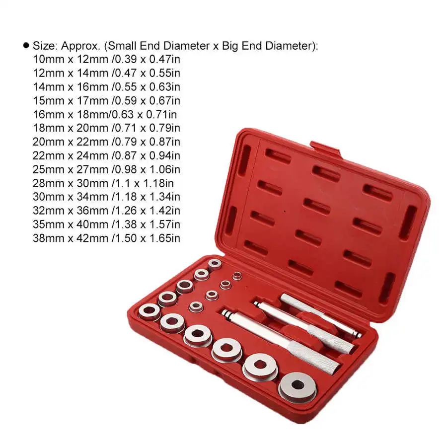 

17pcs/ Set Aluminum Shaft Bearing Driver Installation Kit Accessories