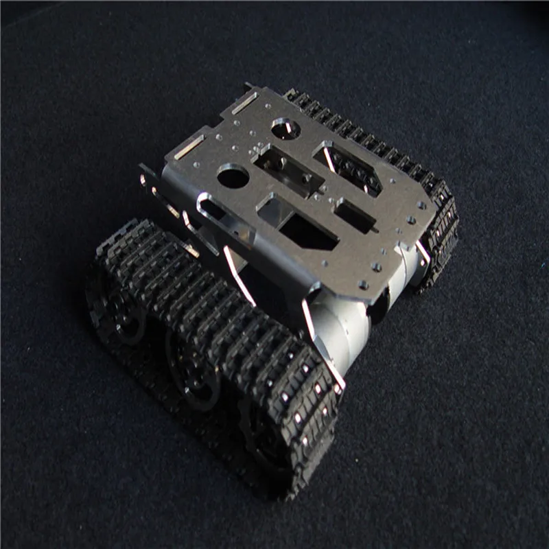 Tank chassis intelligent car track chassis track car tank car tank robot metal motor