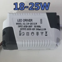 led driver adapter transformer 18 25w ac 85 265v power supply bare board for led lights constant current 300ma dc 50 85v output