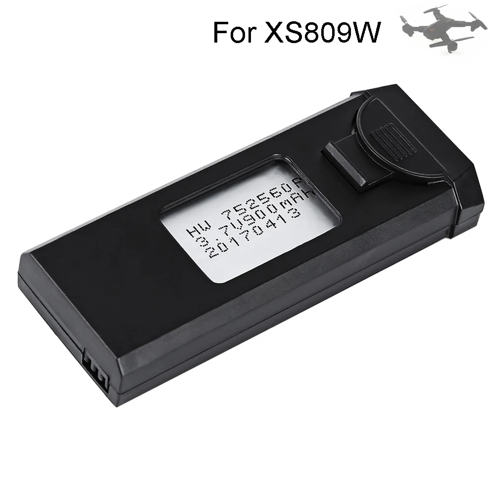 Оригинальный складной Дрон Квадрокоптер 3 7 в 900 мАч Lipo Parts Visuo TIANQU XS809 XS809HC XS809HW