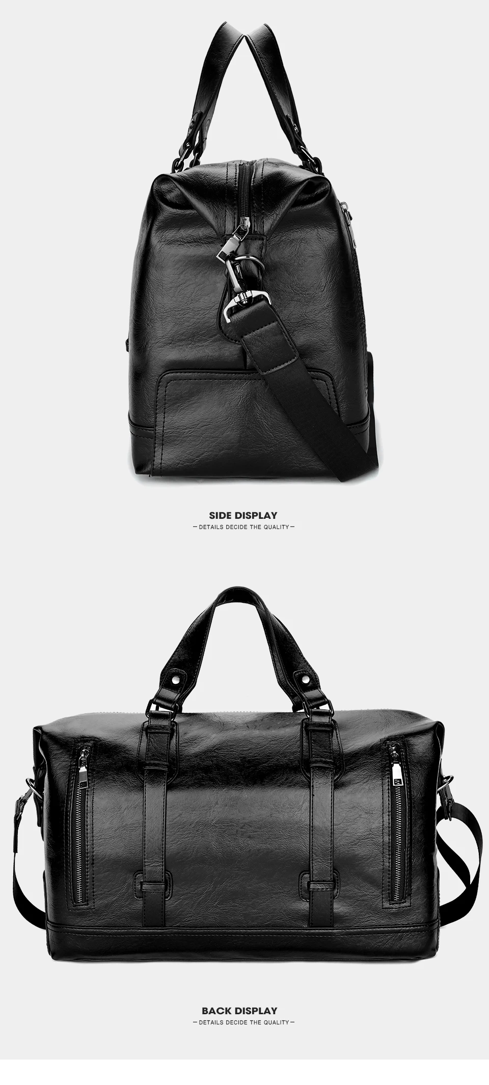 VICUNA POLO, деловые мужские дорожные сумки, большая вместительность, брендовая повседневная черная Дорожная сумка, высокое качество, дорожные мужские сумки на плечо