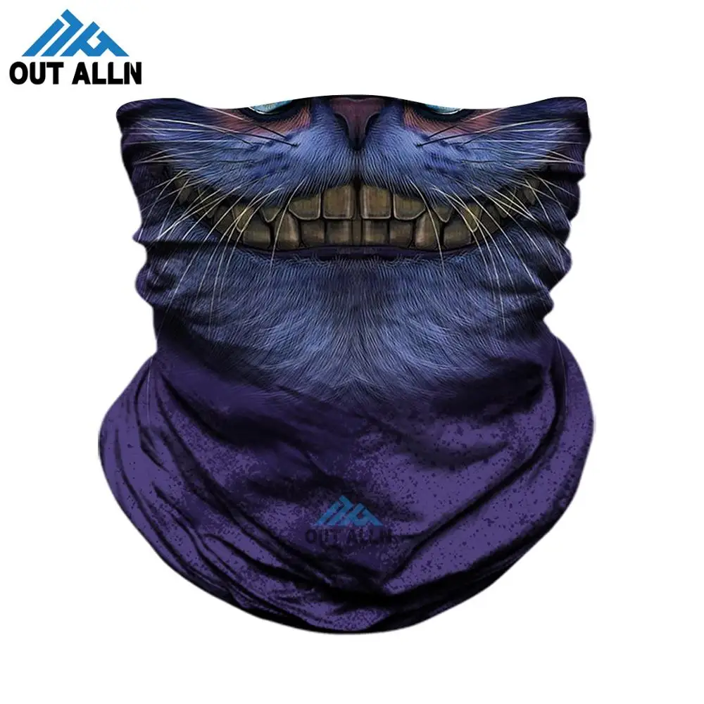 3D Косплэй маска для лица треккинг бесшовная бандана Велосипедный спорт дышащая