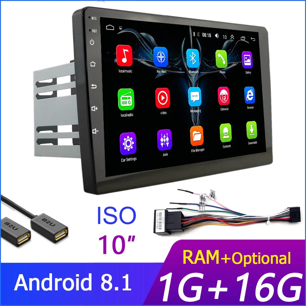 2 din автомобильный радиоприемник для Android мультимедийный плеер 10 inche 2G ram для Toyota Volkswagen hyundai Киа Renault Suzuk Nissan Honda Для Audi Lada