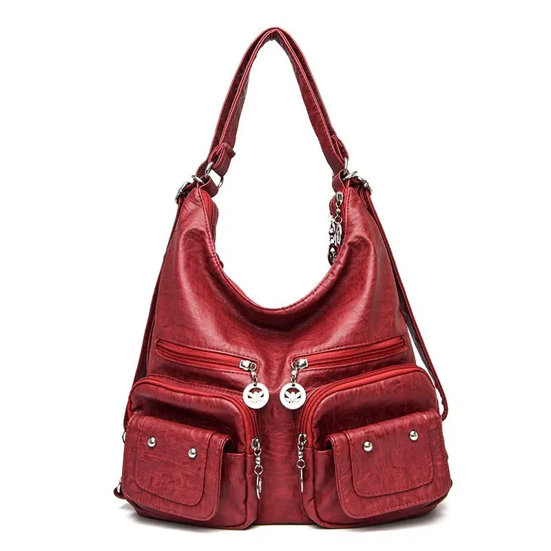 

Women handbag multi-functional portable single shoulder inclined shoulder bag restoring ancient ways women soft leather handbag