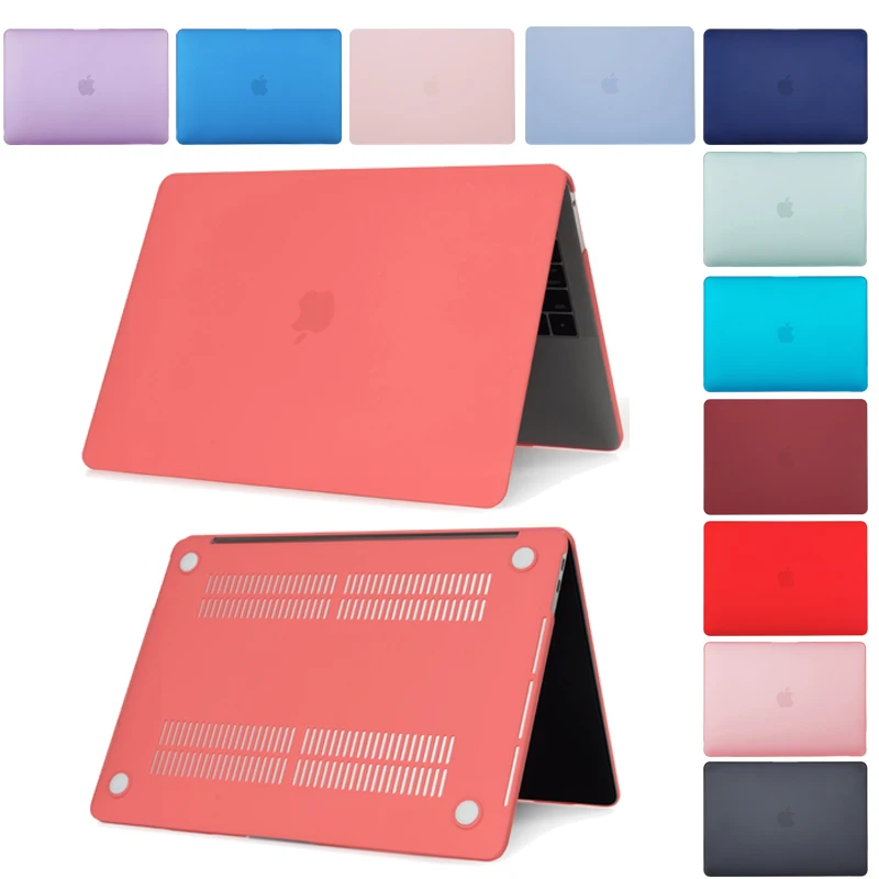 Кристальный чехол для ноутбука MacBook Touch ID A1932 2018 Macbook Air 13 A1466 A1369 Pro Retina 11 12 15 4 Жесткий