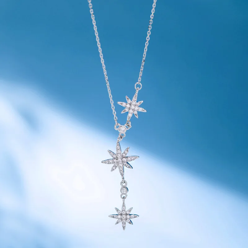 Модная подвеска на цепочке ожерелье в виде кленового листа Форма Сияющий Циркон