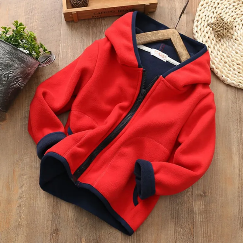 

TAutumn Baby Kids Girl Boy Outerwear Letter Print Long Sleeve Casual Plus Velvet Hoodie Zipper Sweatshirt Kids Outfits Tops