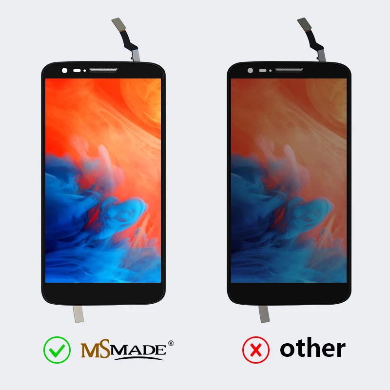 Для LG Optimus G2 D800 D802 D805 ЖК сенсорный экран дигитайзер дисплей запасные части с рамкой