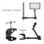 Зажим для видеокамеры Magic Arm с шаровой головкой и быстроразъемным зажимом для камеры DSLR для видоискателя монитора Canon Nikon SONY