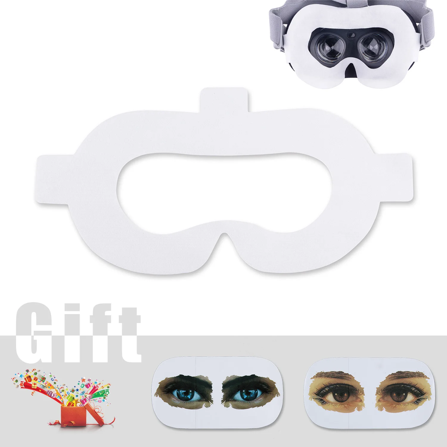 

50 pieces of VR mask cloth pad disposable non-woven mask for Oculus Quest and Oculus Go sweat-proof cleaning avoiding bacteria