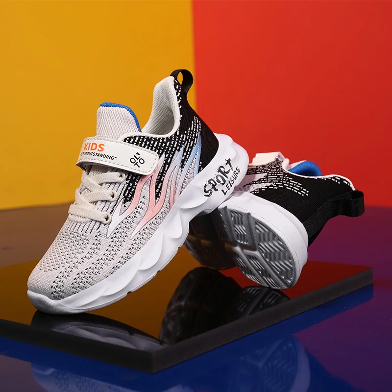 

2021 летние модные кроссовки для мальчиков, для малышей, Детские сетчатые кроссовки, детские школьные кроссовки, мягкие кроссовки, детская об...