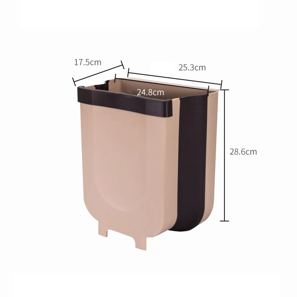 Подвесная мусорная корзина на дверцу кухонного шкафа складные мусорные корзины