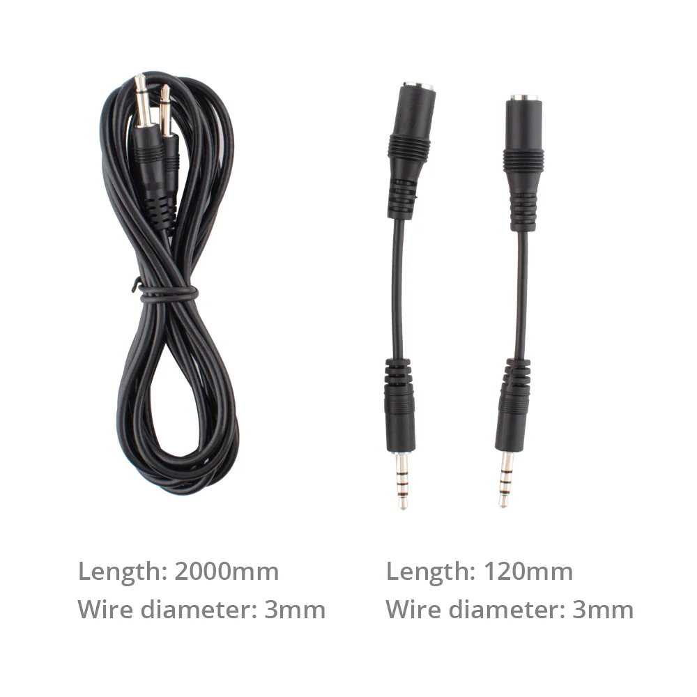 

RadioMaster TX16S Trainer Cable Set 3.5mm connection for RadioMaster to other radios