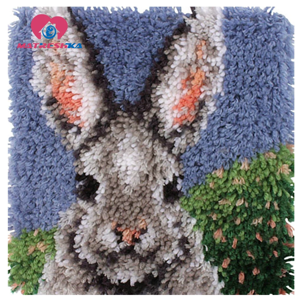 Ковер с кроликом вышивка крестиком Подушка Сделай Сам Алмазная Foamiran для