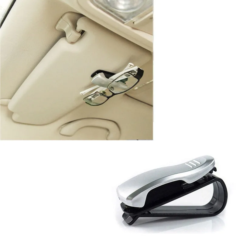 

ABS Glasses Clip Car Glasses Holder Sunglasses Clamp Sun Visor Clamp Car Decoration For Toyota Land Cruiser Prado LC120