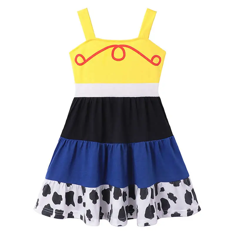 Платье для девочки костюмы принцессы Микки-Маус девочек Женский костюм косплея