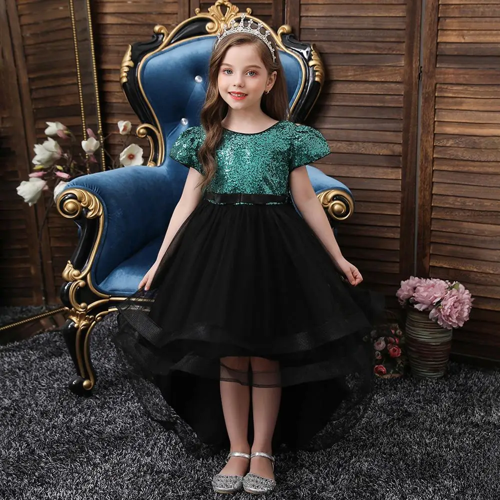 Для маленьких девочек платья с кружевом и вышивкой Рождественское платье