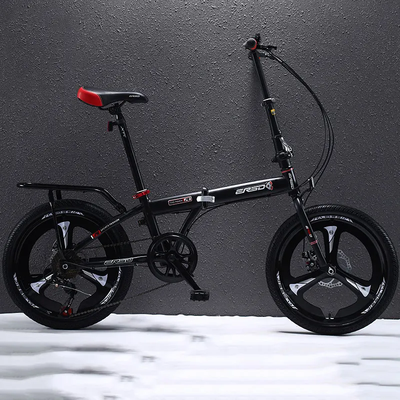 Складной велосипед ультралегкий портативный компактный багажник 16/20 дюйма для