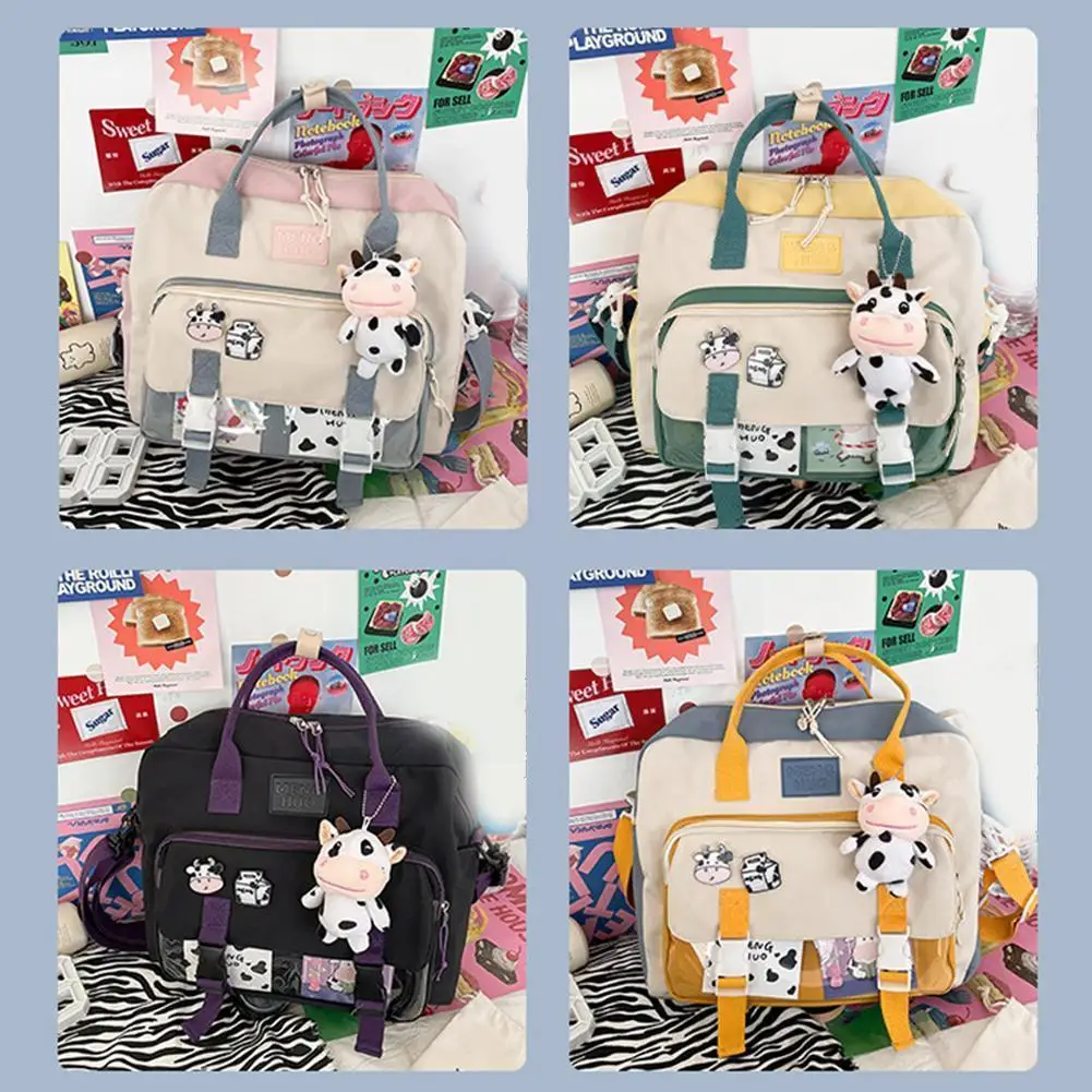 

Новый милый женский рюкзак, студенческий школьный ранец для колледжа, водонепроницаемый дорожный рюкзак, сумки, цветная Милая женская книг...