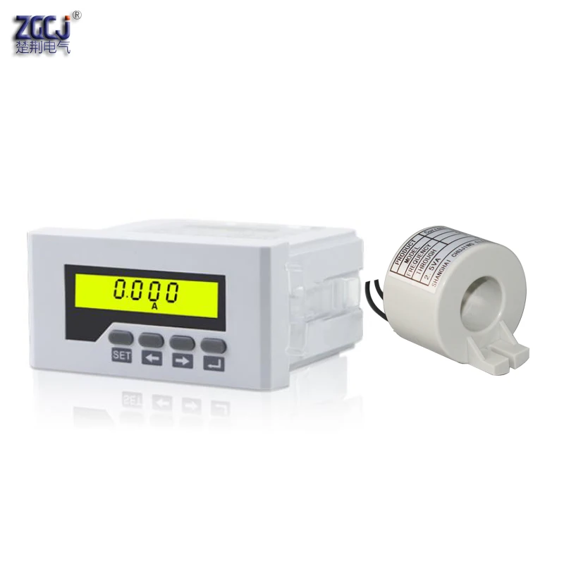 

Однофазный цифровой амперметр с датчиком тока, ЖК-дисплей, 100 А, 75 а, 50 А, 30 А переменного тока