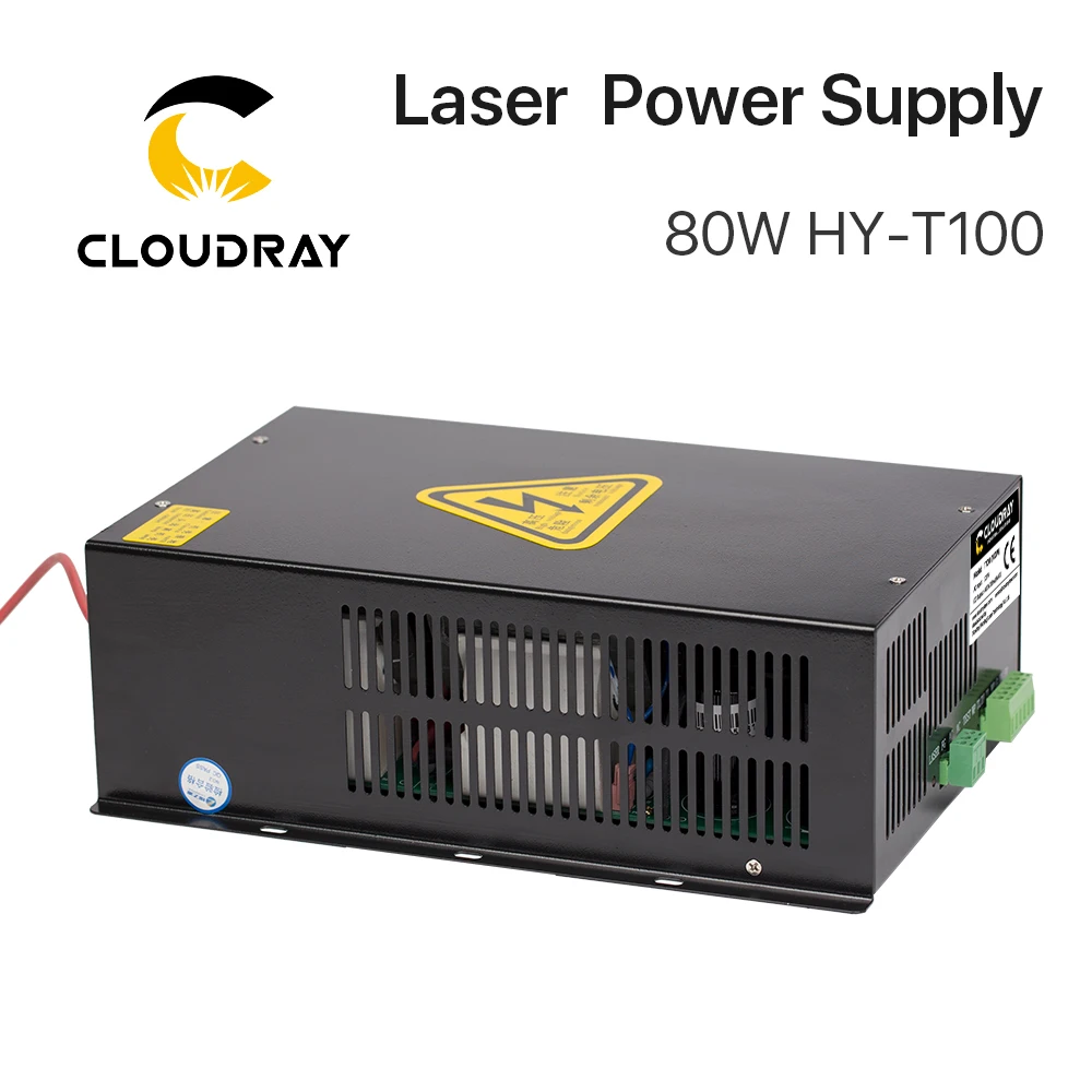 Cloudray 80 Вт-100 Вт CO2 лазерный источник питания для CO2 лазерной гравировки и резки HY-T100 T/W Plus серия длинная гарантия