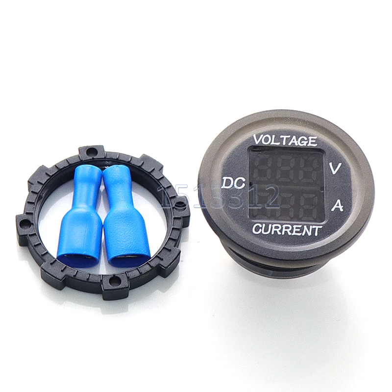 Водонепроницаемый Мини цифровой вольтметр и амперметр постоянного тока 5 в 48