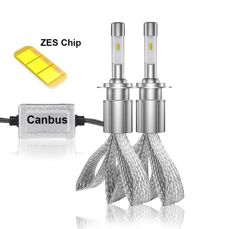 

H4 H7 LED Canbus Headlight H1 H3 H8 H9 H11 9005 9006 D2 Car LED Bulb 80W 16000LM Auto Fog Lamp 6000K 12V W91F