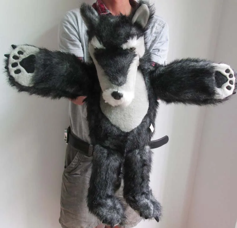 Компания кукол большой Койот плюшевая игрушка ручная кукла | Игрушки и хобби