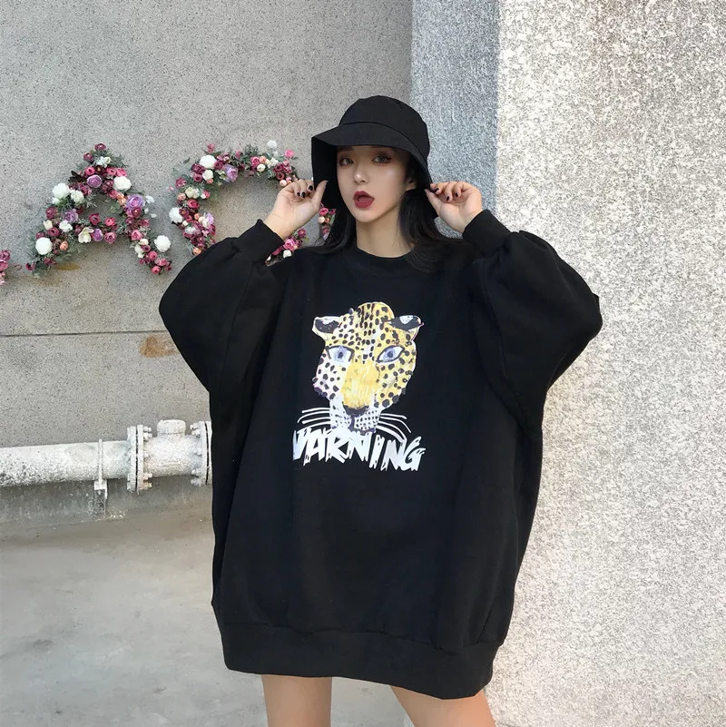 Timis Li Весна негабаритных кофты женские толстовки с капюшоном и длинными рукавами