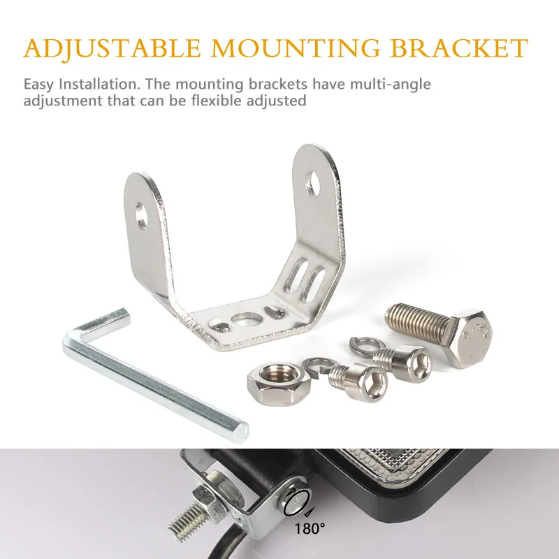 Автомобильная светодиодная фара противотумансветильник 4x4 для джипа мотоциклы