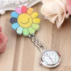 Новое поступление, часы для медсестры, модные карманные часы с доктором, очаровательные портативные удобные акриловые 3D Мультяшные декоративные винтажные Серебристые