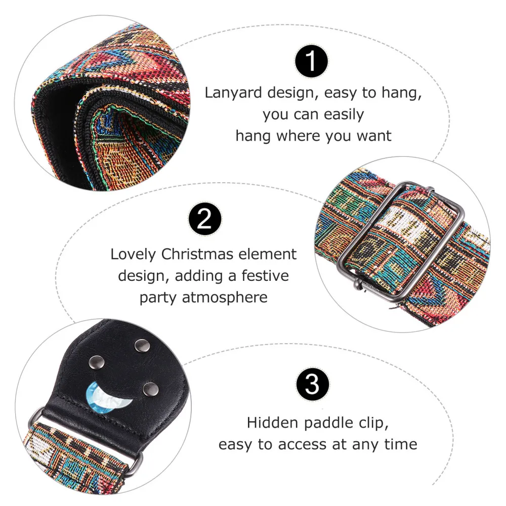 

Guitar Strap Sturdy Guitar Shoulder Belt Durable Instrument Accessory