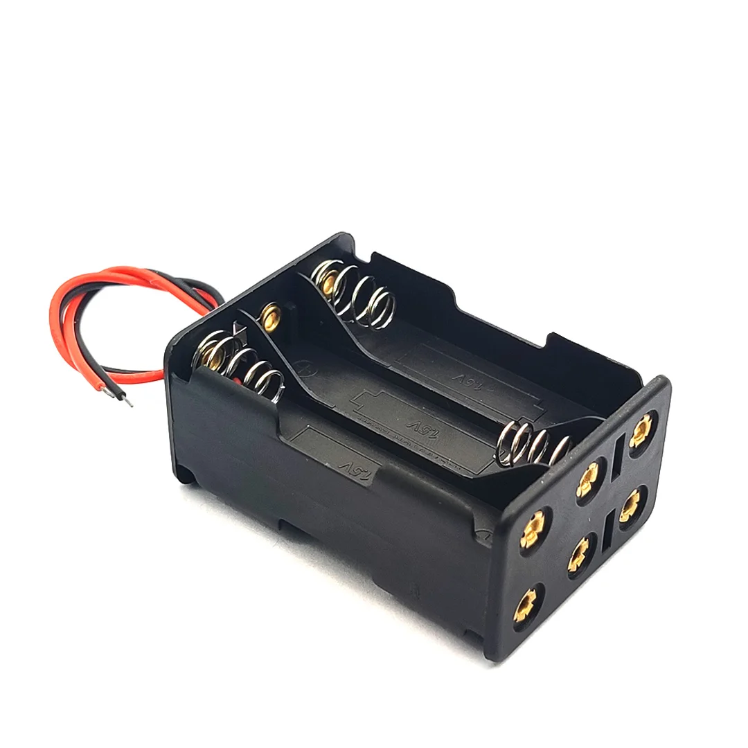 6 AAA 9V держатель батарейного отсека задняя крышка 6AAA чехол для аккумулятора