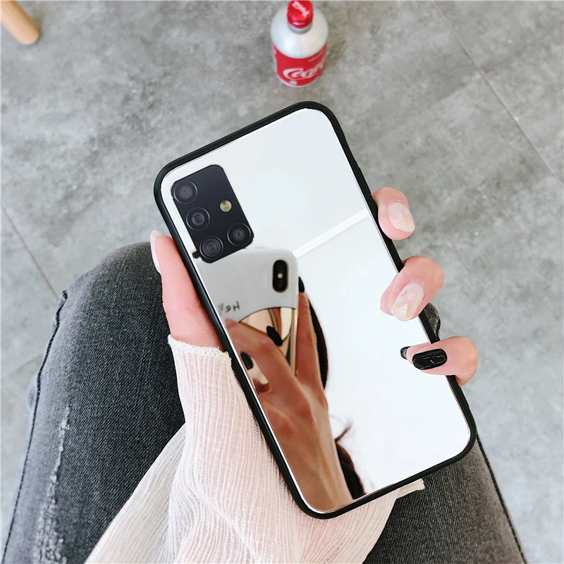 Зеркальный чехол для Samsung Galaxy A31 A41 A21S A51 A71 4G A515 A715 A01 A11 M11 S20 FE|Бамперы| |
