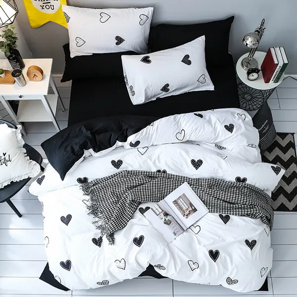 Style 13 Dreampatar модный мультфильм 1 шт. пододеяльник 1 шт. плоский лист 2 шт. наволочка домашний комфорт постельные принадлежности простые текстильные изделия BY216B - Цвет: Style 13