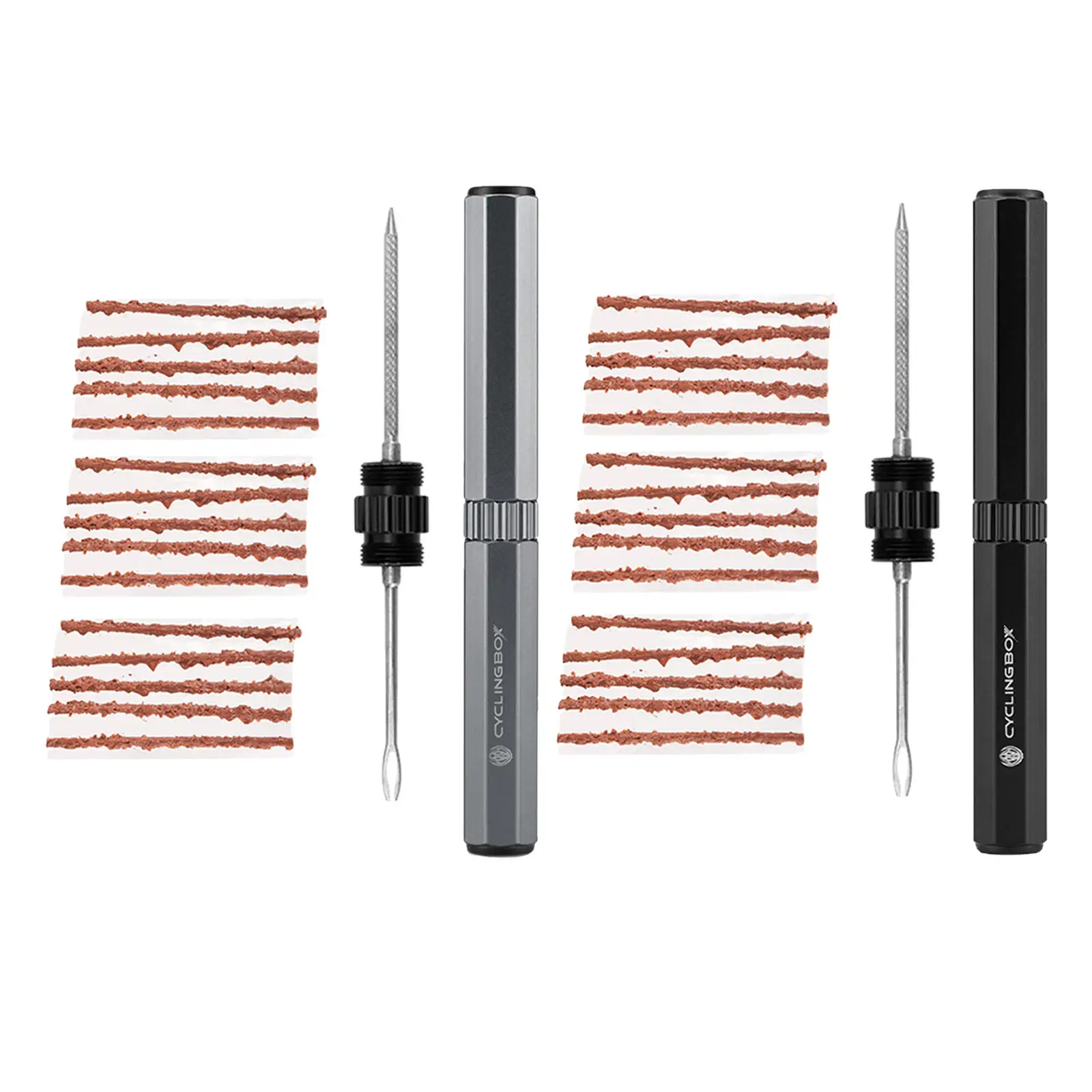 

Инструмент для ремонта бескамерных шин велосипеда, комплект для ремонта проколов шин горных велосипедов с резиновыми полосками